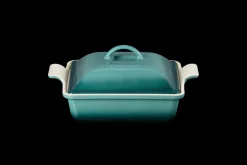 Stoneware Heritage Square Dish with Lid