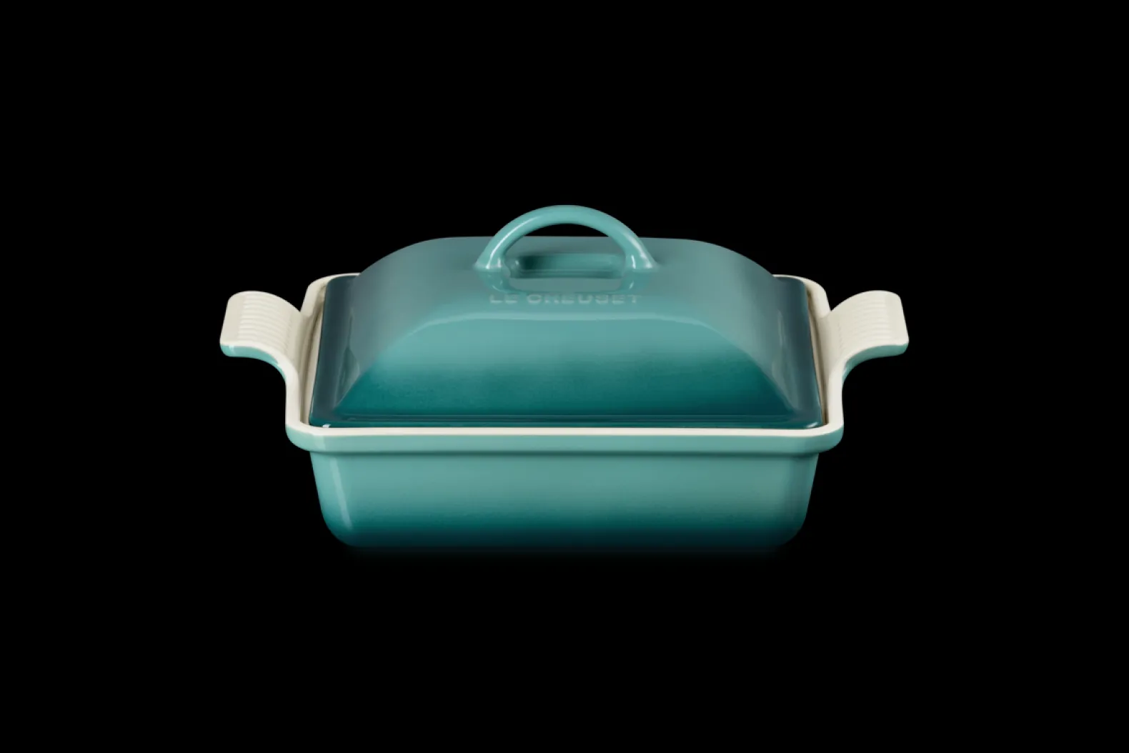 Stoneware Heritage Square Dish with Lid