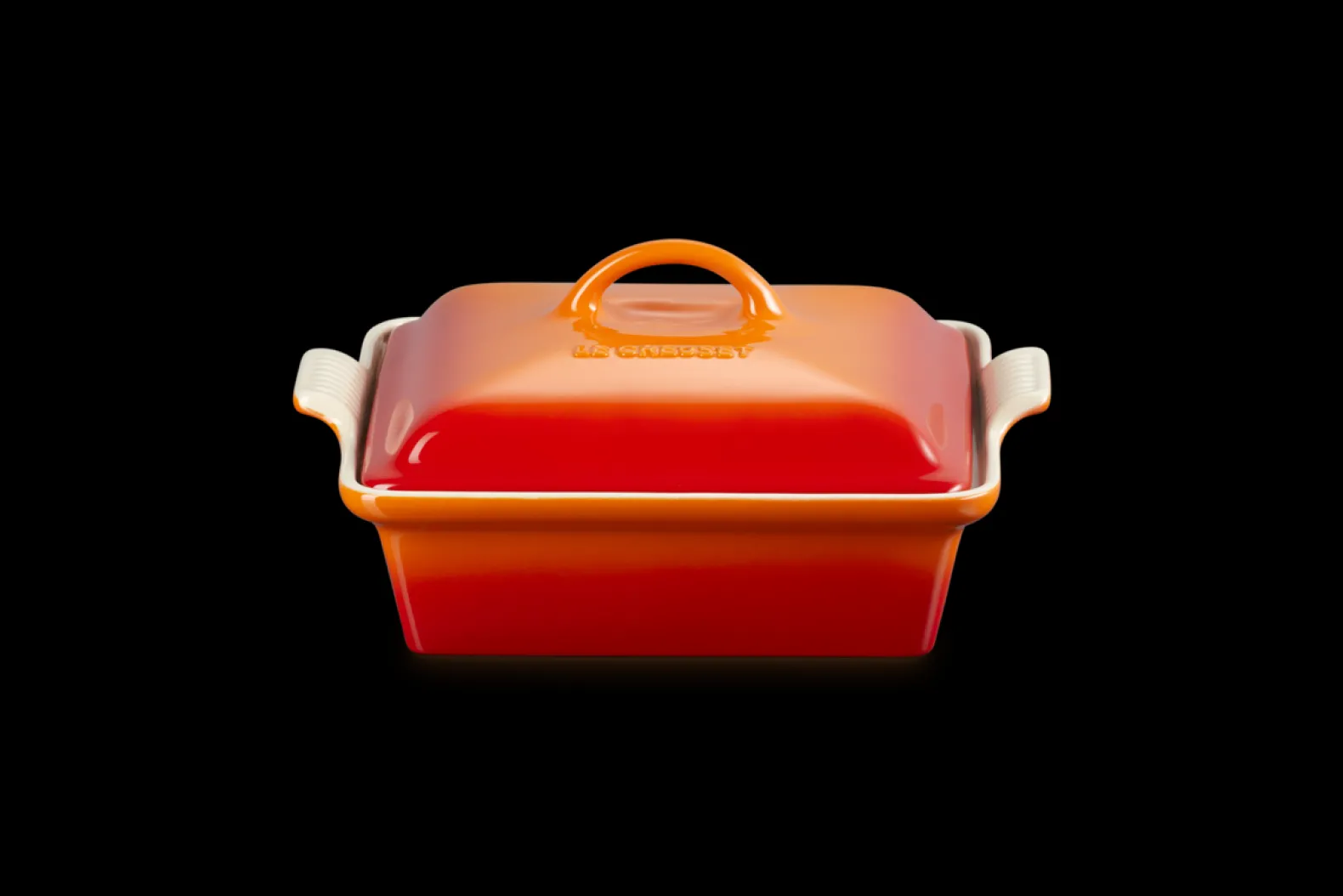 Stoneware Heritage Square Dish with Lid