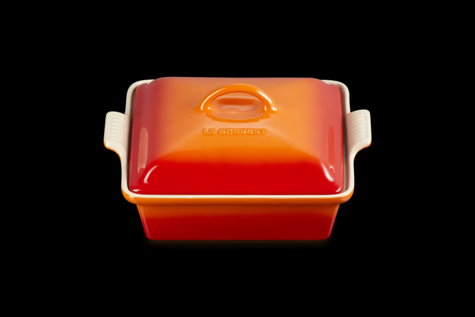 Stoneware Heritage Square Dish with Lid