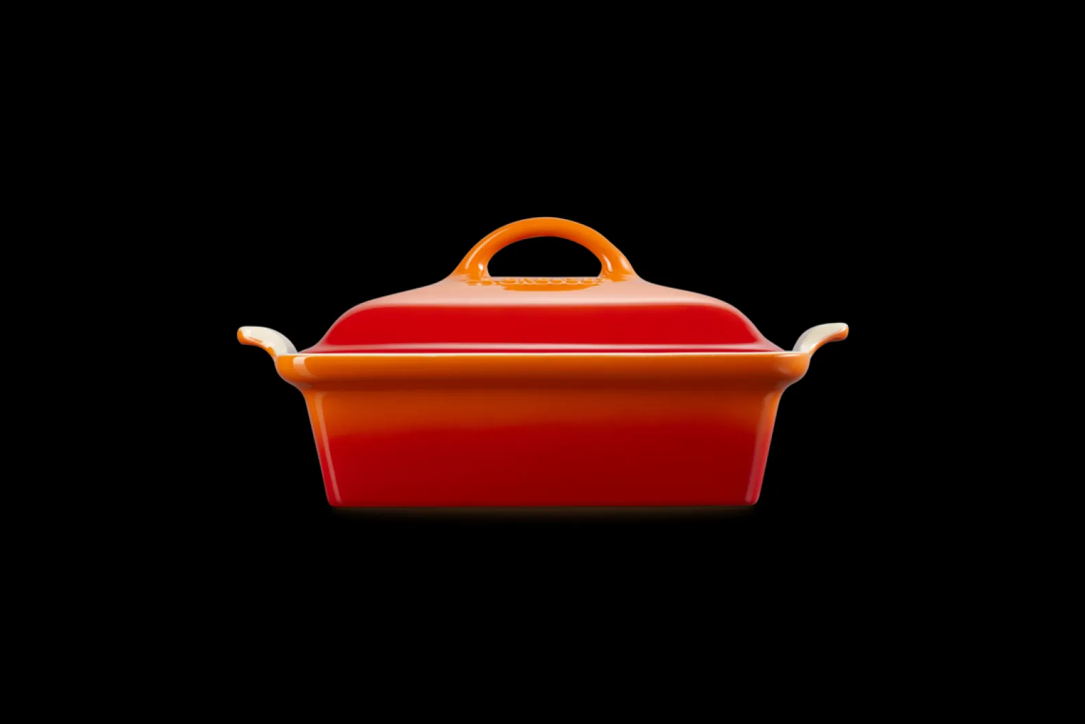 Stoneware Heritage Square Dish with Lid