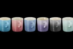 Stoneware Pastel Set of 6 Mugs