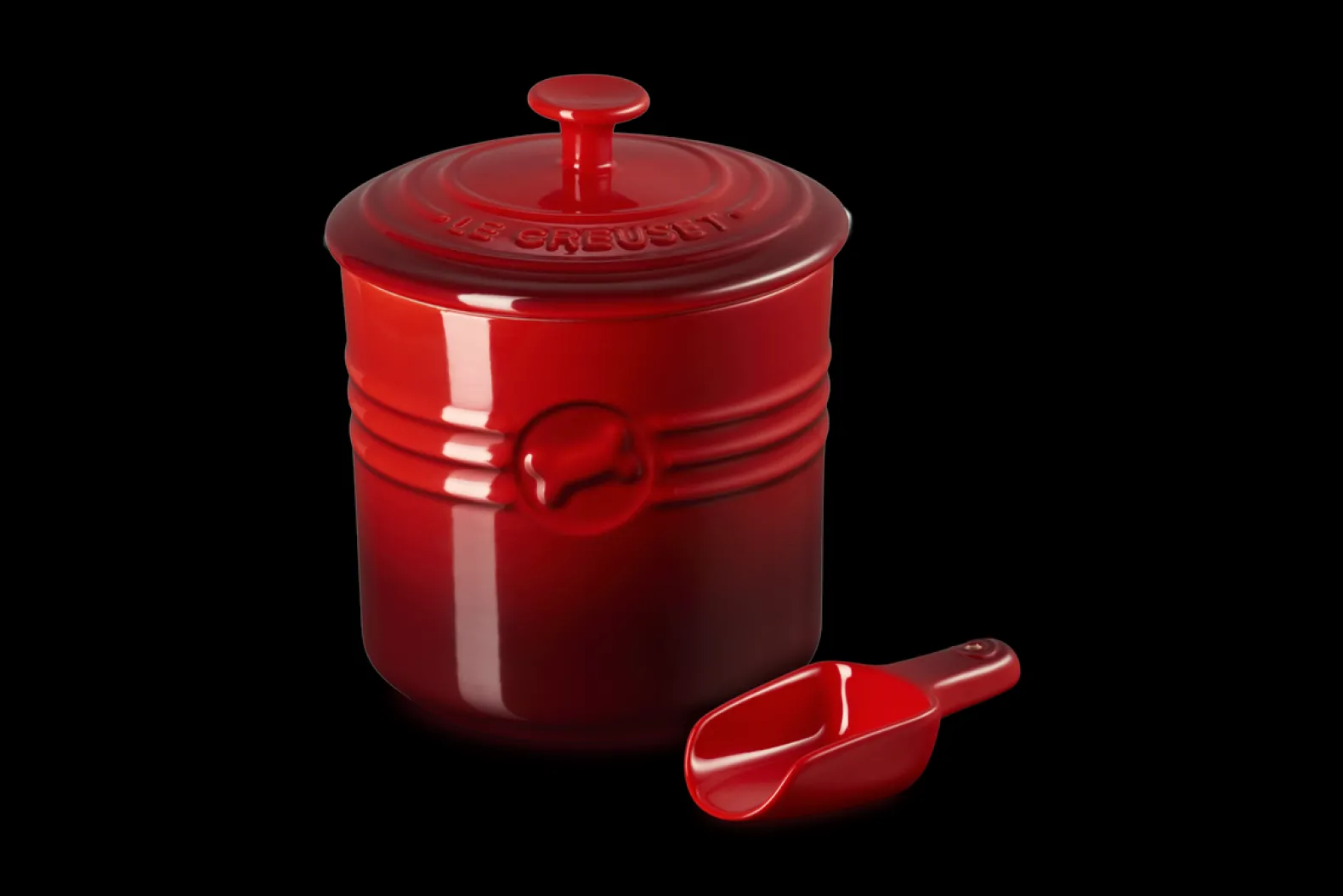 Stoneware Pet Food Storage Jar