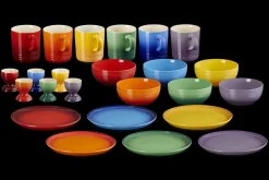 Stoneware Rainbow 24-piece Breakfast Set
