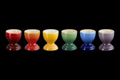 Stoneware Rainbow Set of 6 Egg Cups