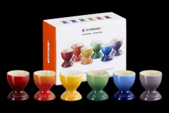 Stoneware Rainbow Set of 6 Egg Cups