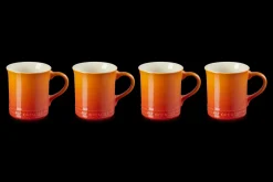 Stoneware Set of 4 Coffee Mugs