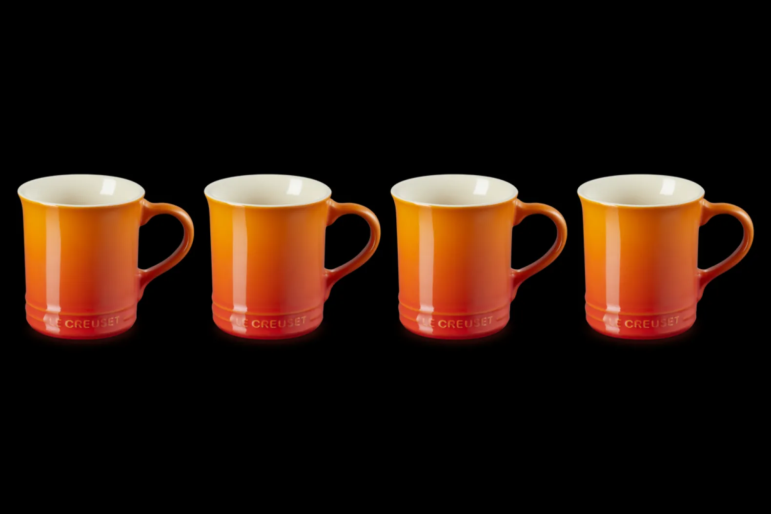 Stoneware Set of 4 Coffee Mugs