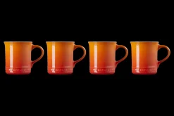 Stoneware Set of 4 Coffee Mugs