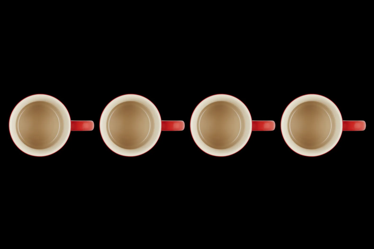 Stoneware Set of 4 Coffee Mugs