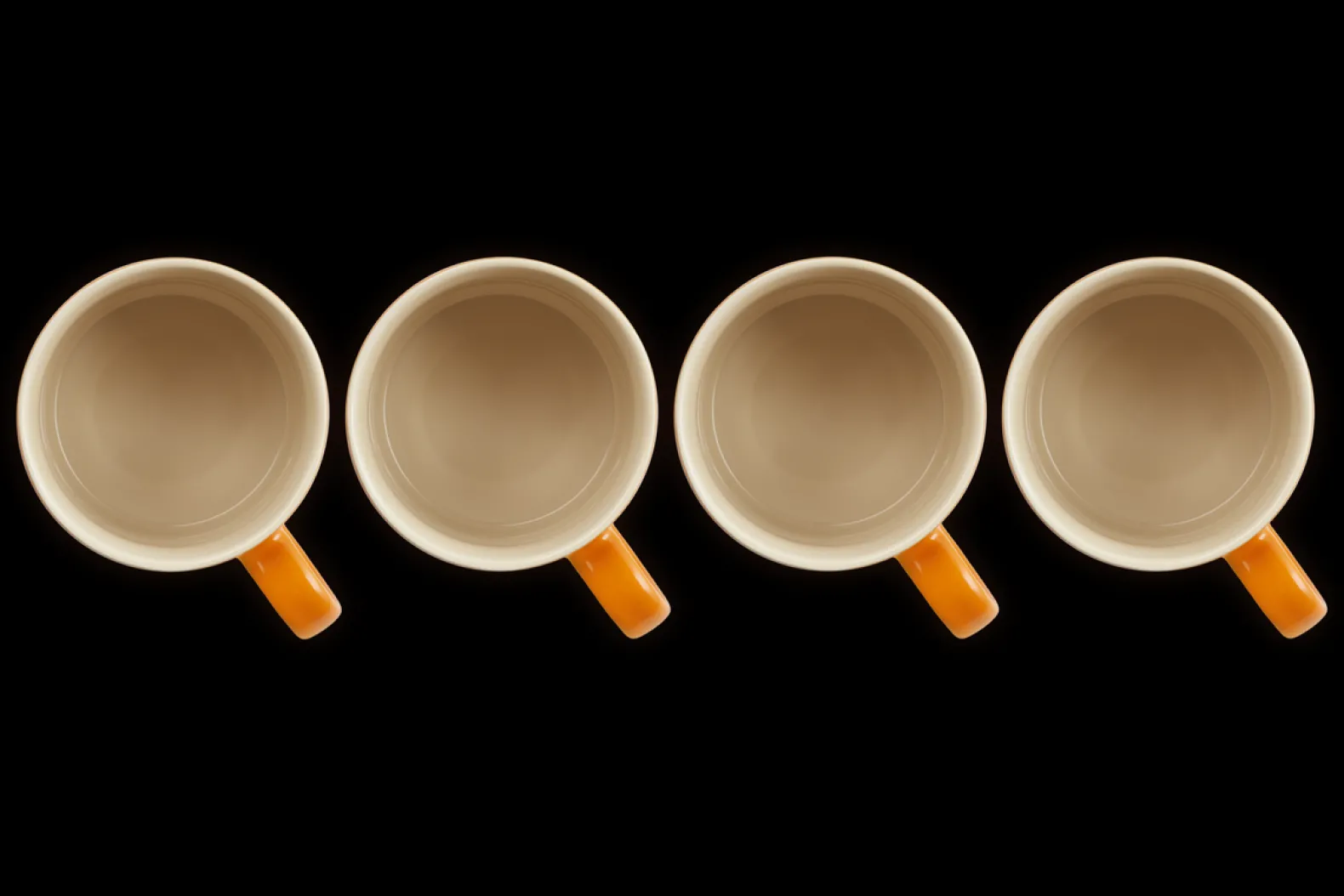 Stoneware Set of 4 Mugs