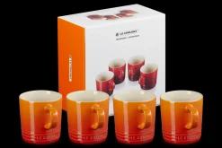 Stoneware Set of 4 Mugs