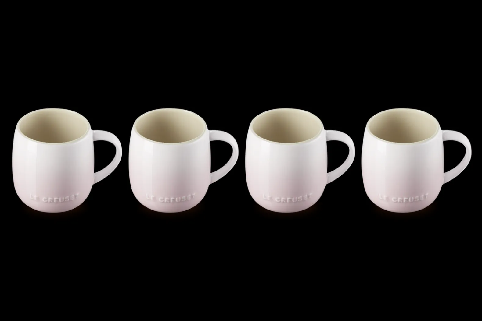 Stoneware Set of 4 Mugs