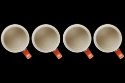 Stoneware Set of 4 Mugs