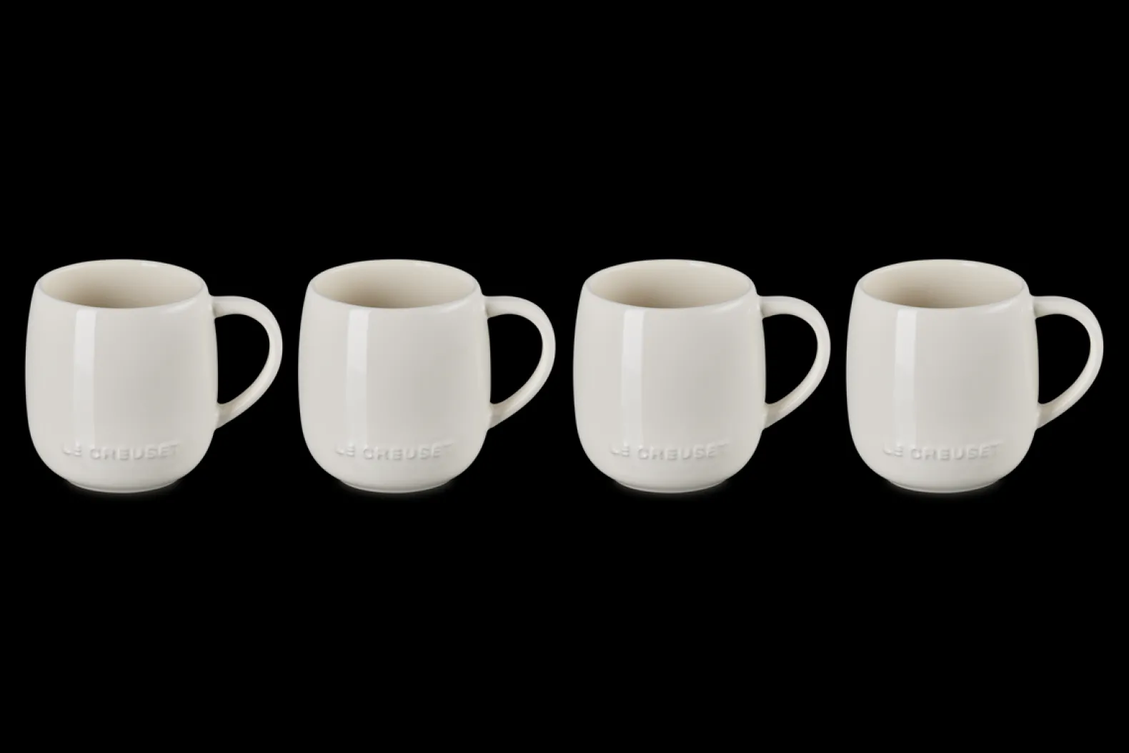 Stoneware Set of 4 Mugs