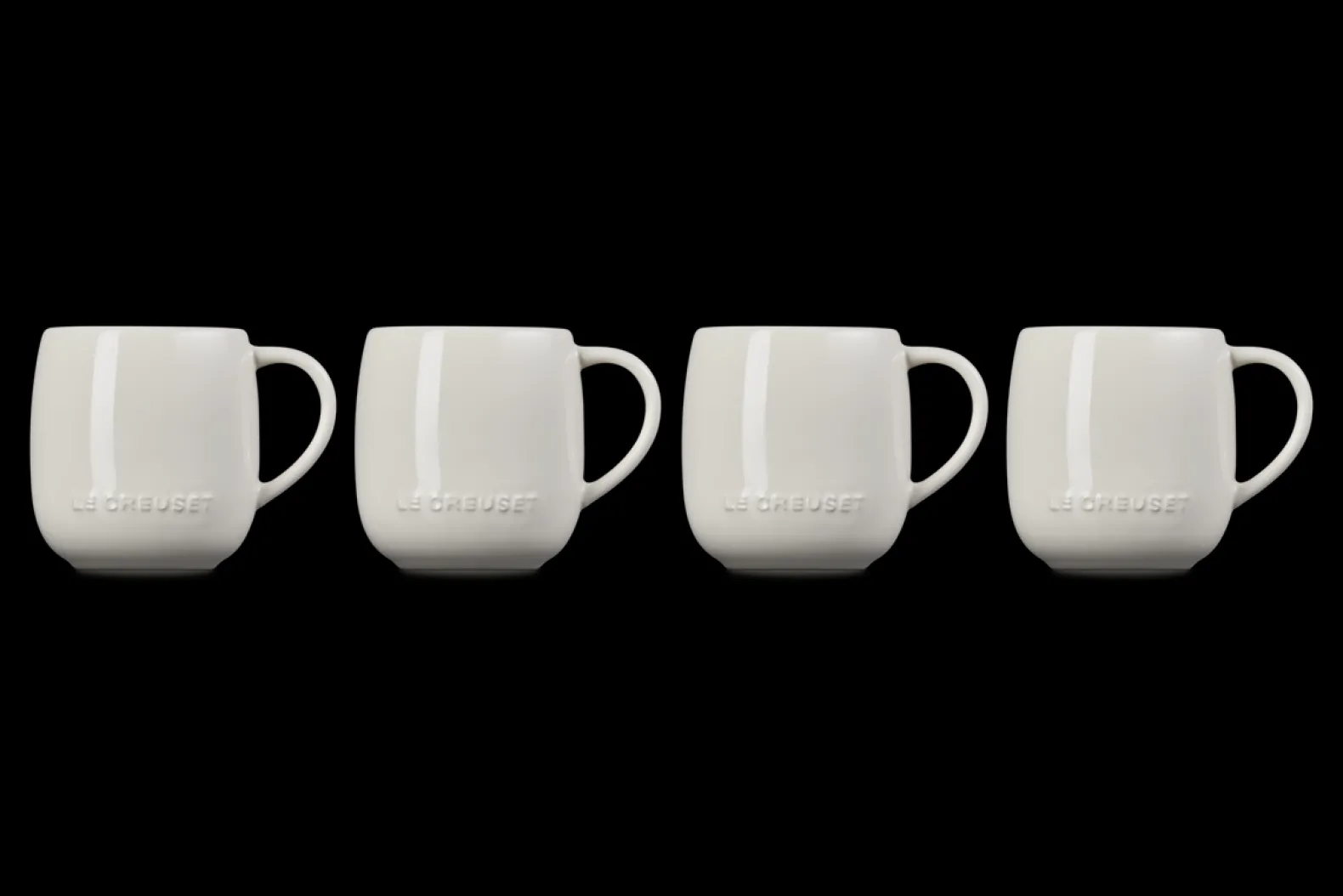 Stoneware Set of 4 Mugs