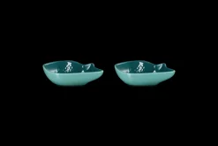 Stoneware Set of 2 Red Snapper Dishes