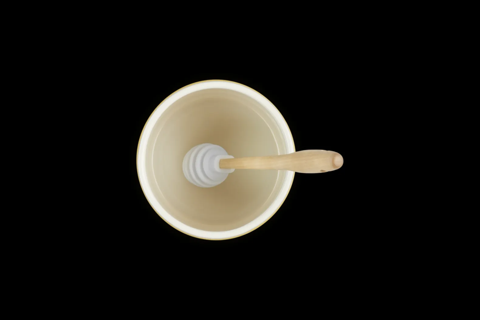 Stoneware Signature Honey Pot with Dipper