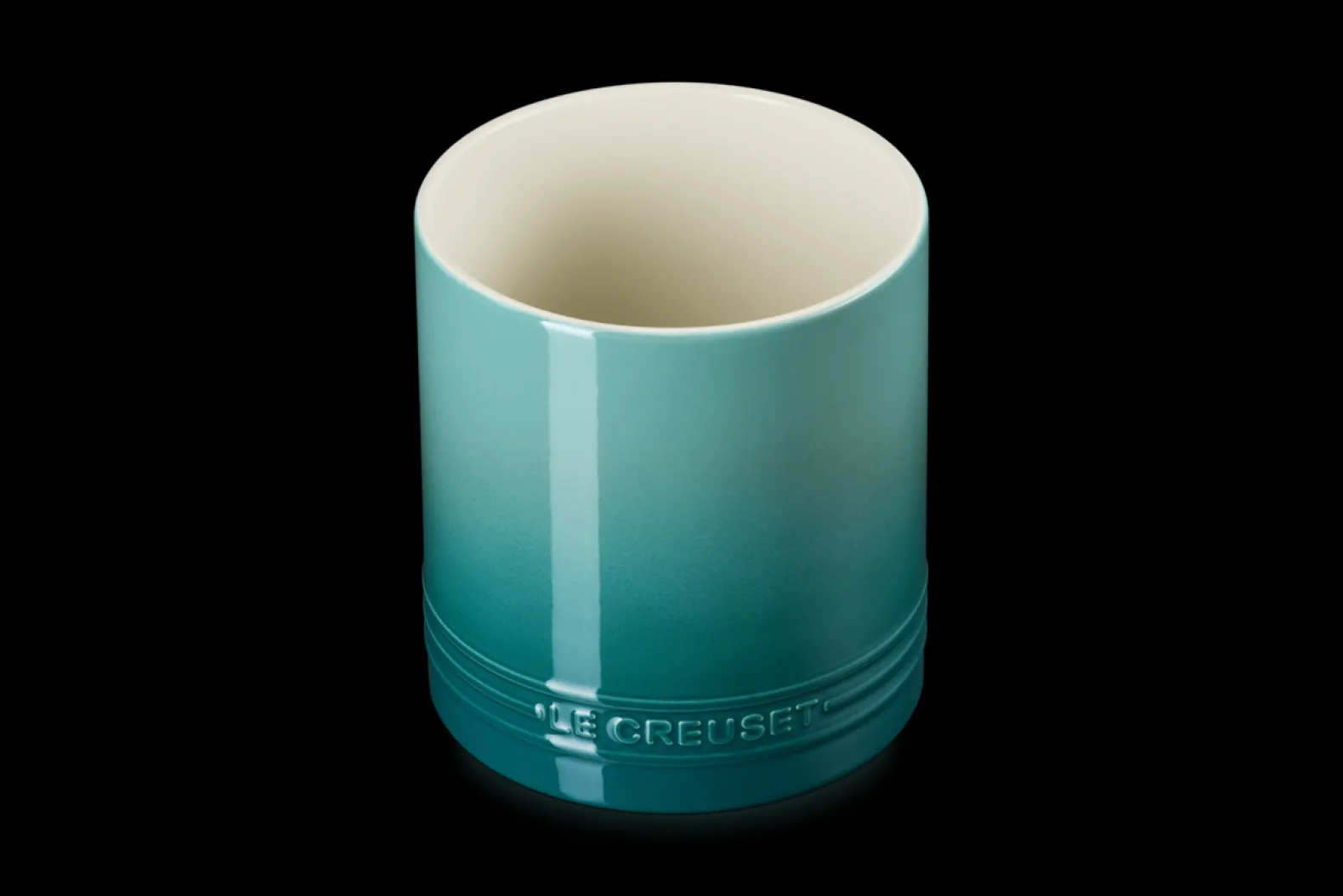 Stoneware Signature Utensil Jar