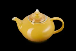 Stoneware Teapot with Stainless Steel Infuser