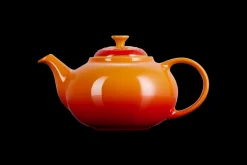 Stoneware Teapot with Stainless Steel Infuser