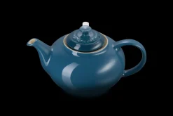 Stoneware Teapot with Stainless Steel Infuser