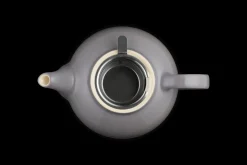 Stoneware Teapot with Stainless Steel Infuser