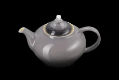 Stoneware Teapot with Stainless Steel Infuser