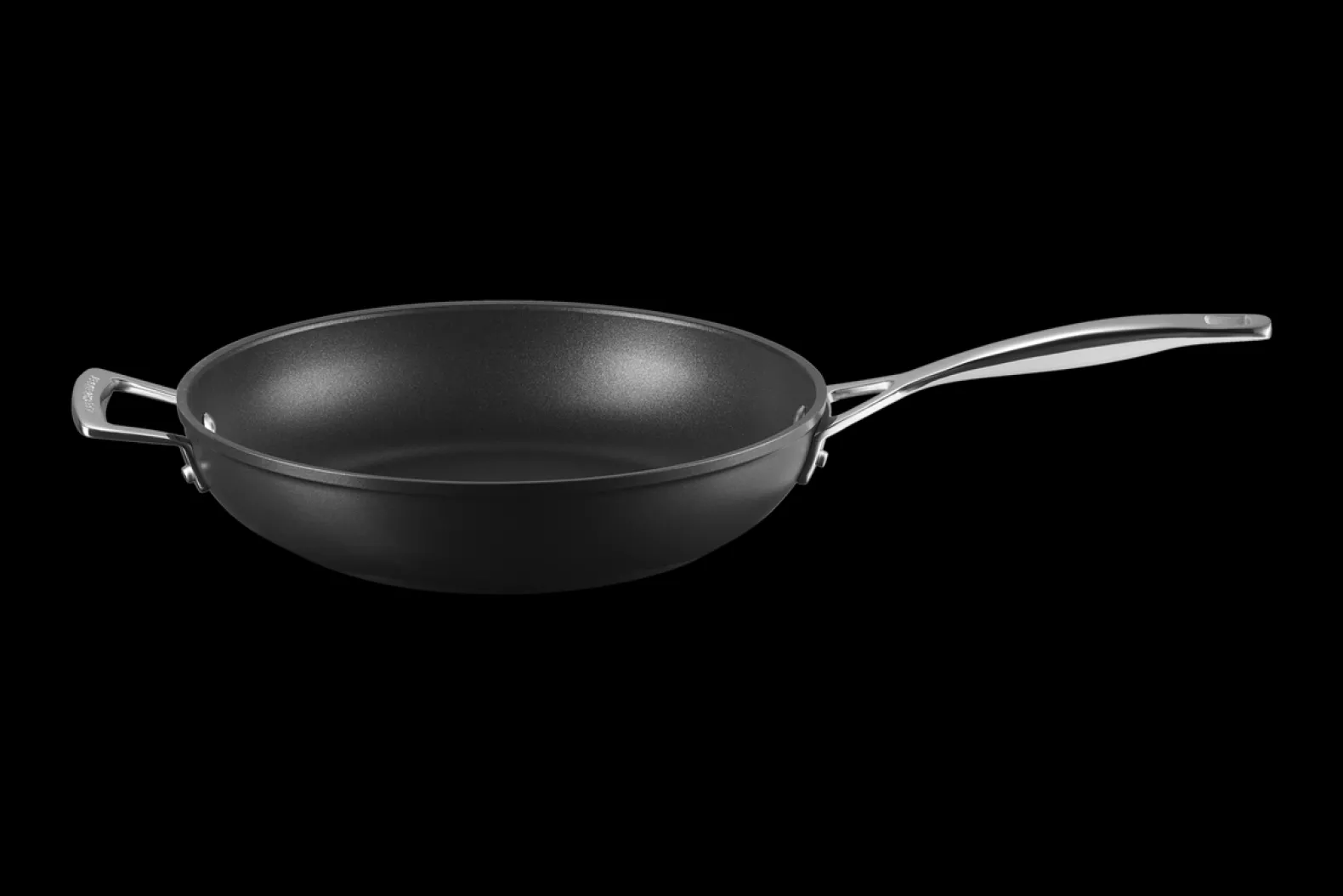 Toughened Non-Stick Deep Frying Pan with Helper Handle