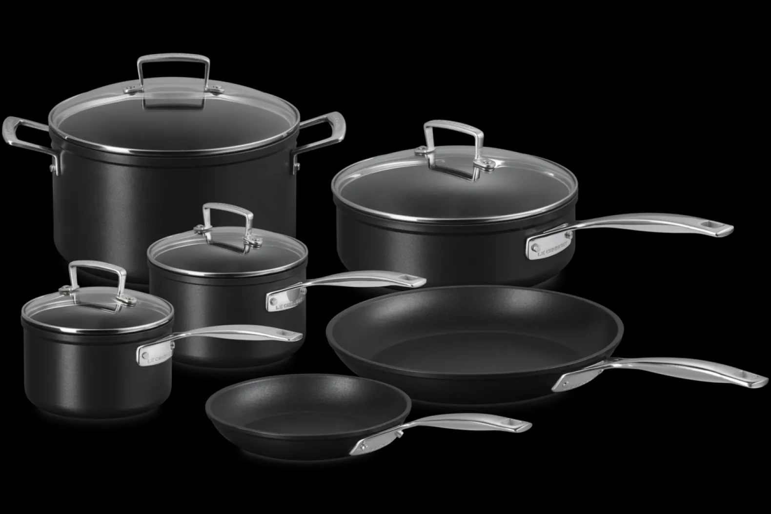 Toughened Non-Stick 6-Piece Cookware Set