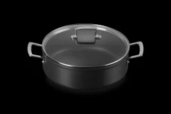 Toughened Non-Stick Sauteuse with Glass Lid