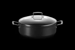 Toughened Non-Stick Sauteuse with Glass Lid
