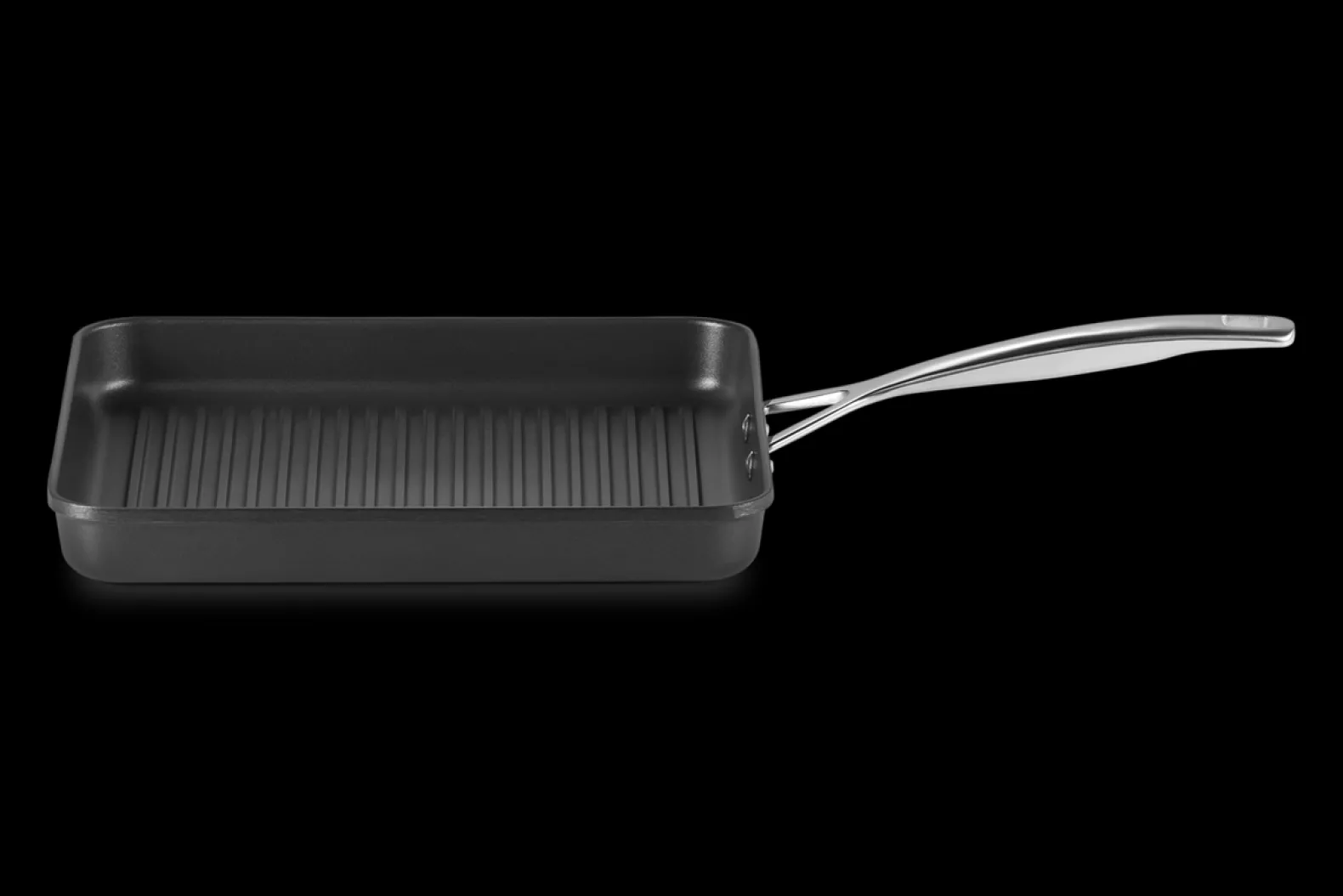 Toughened Non-Stick Square Grill with Long Handle