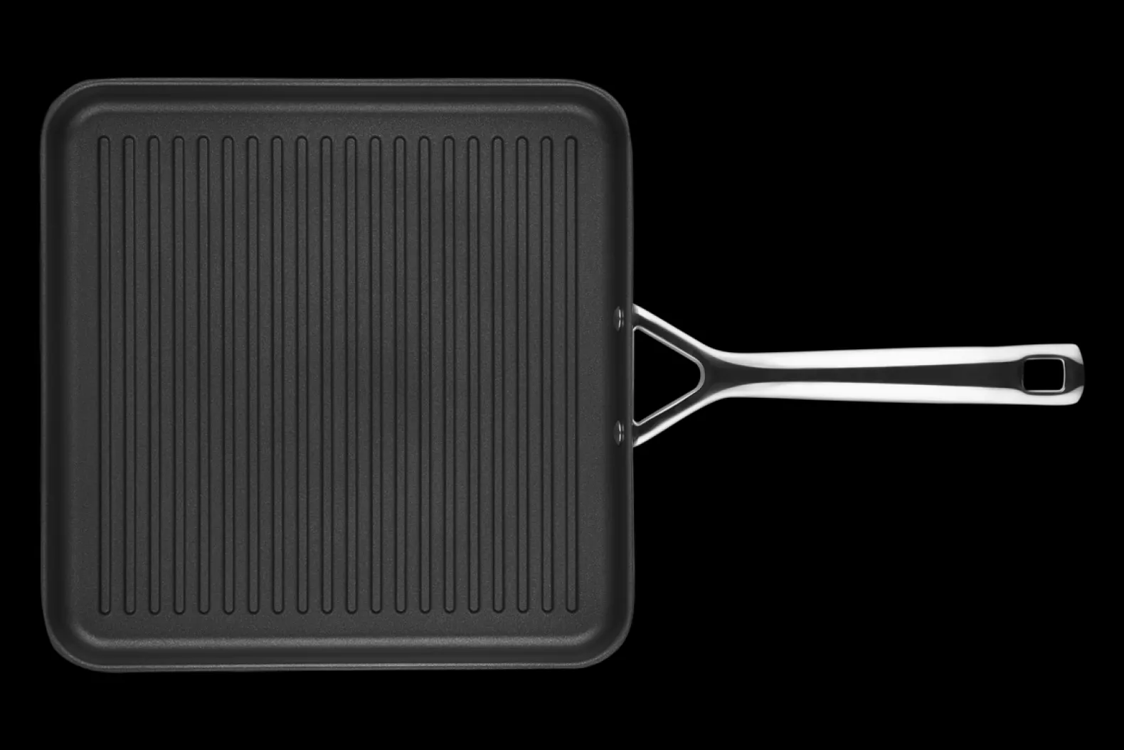 Toughened Non-Stick Square Grill with Long Handle