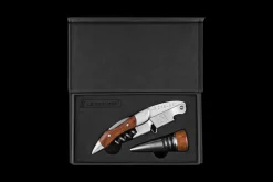 Waiter's Corkscrew with Wooden Handle and Stopper GS 190