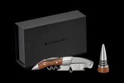 Waiter's Corkscrew with Wooden Handle and Stopper GS 190